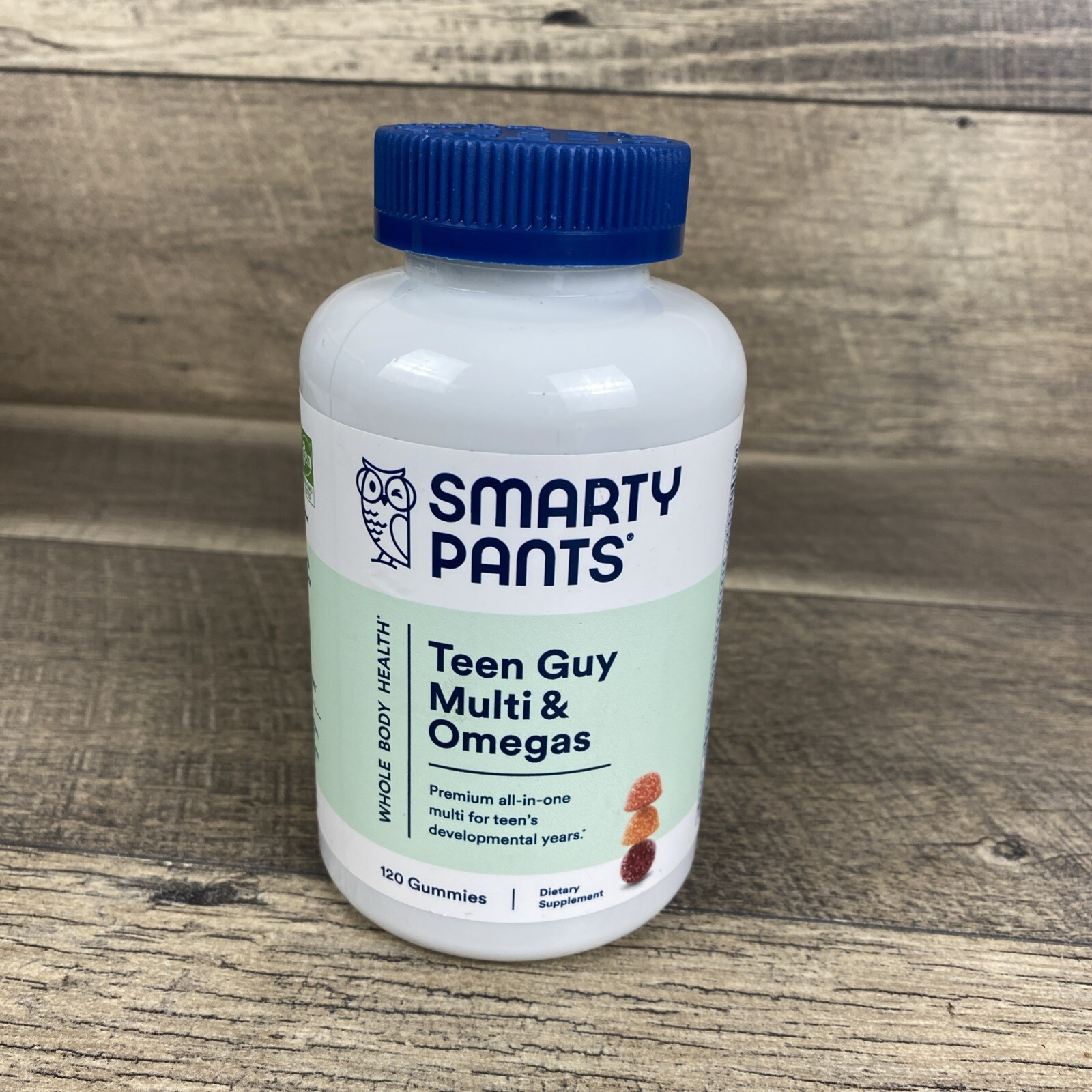 SMARTY PANTS Teen Guy Multi & Omegas 120 Gummies multivitamin 07/2025