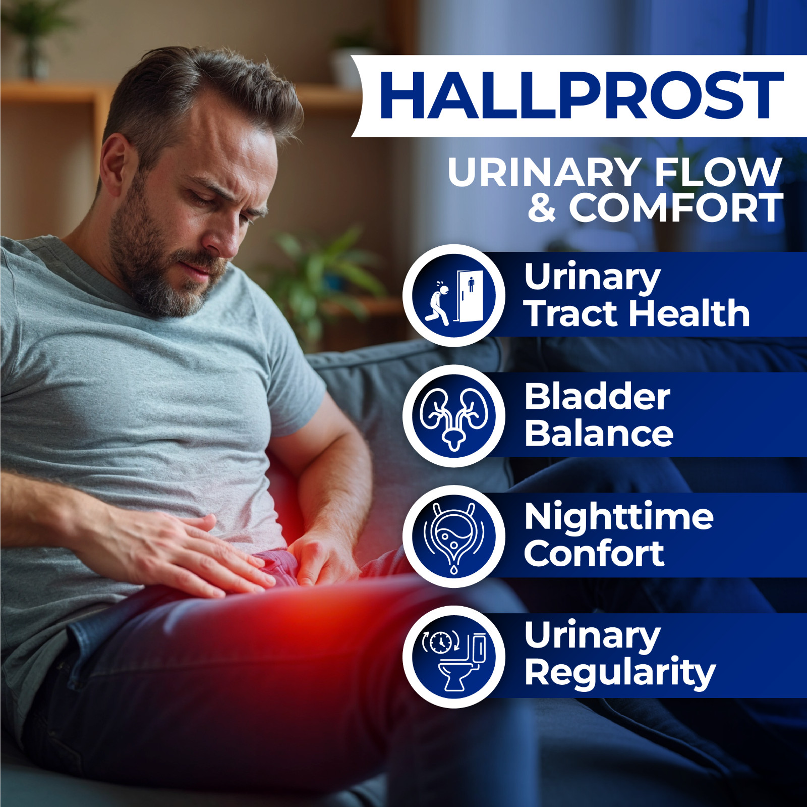 HALLPROST & HALLVIGOR – Complete Treatment for Men – Prostatic well-being 120Cap