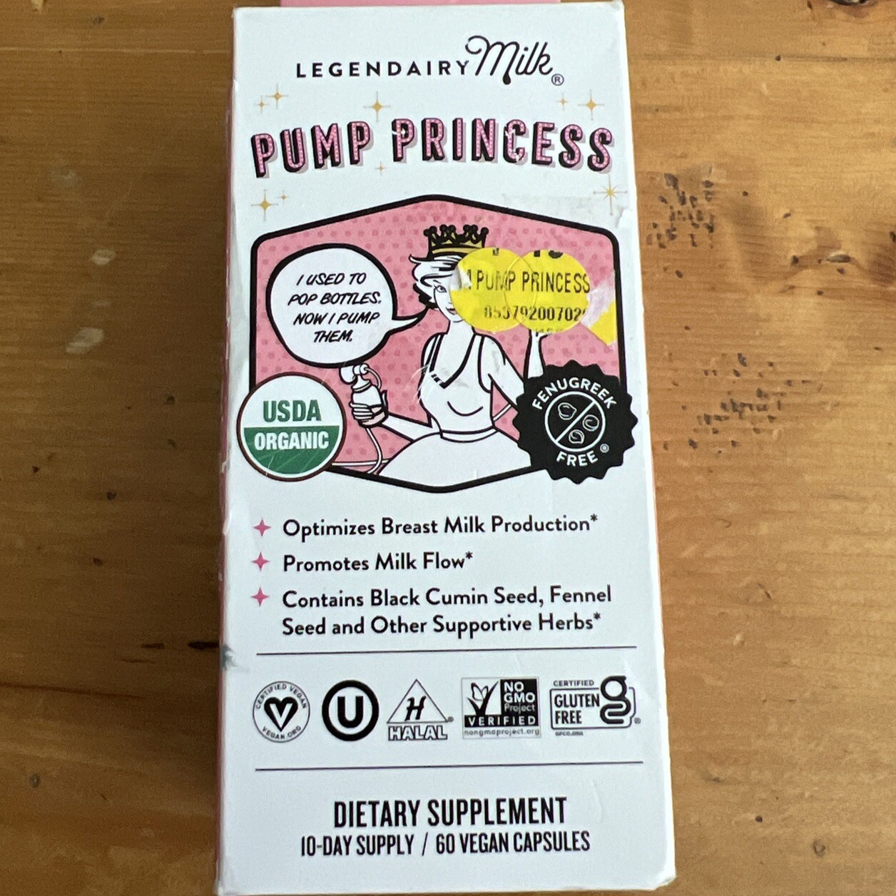 Legendairy Milk Pump Princess Lactation Supplement – 60ct -EXPIRES: 10/2025