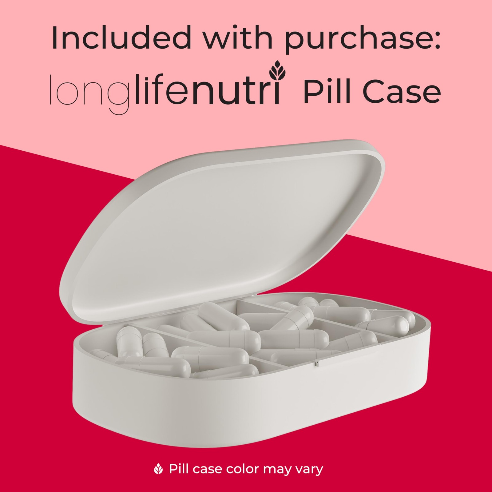 LongLifeNutri Lycopene 50mg, Natural Tomato Extract, 180 Veg Capsules