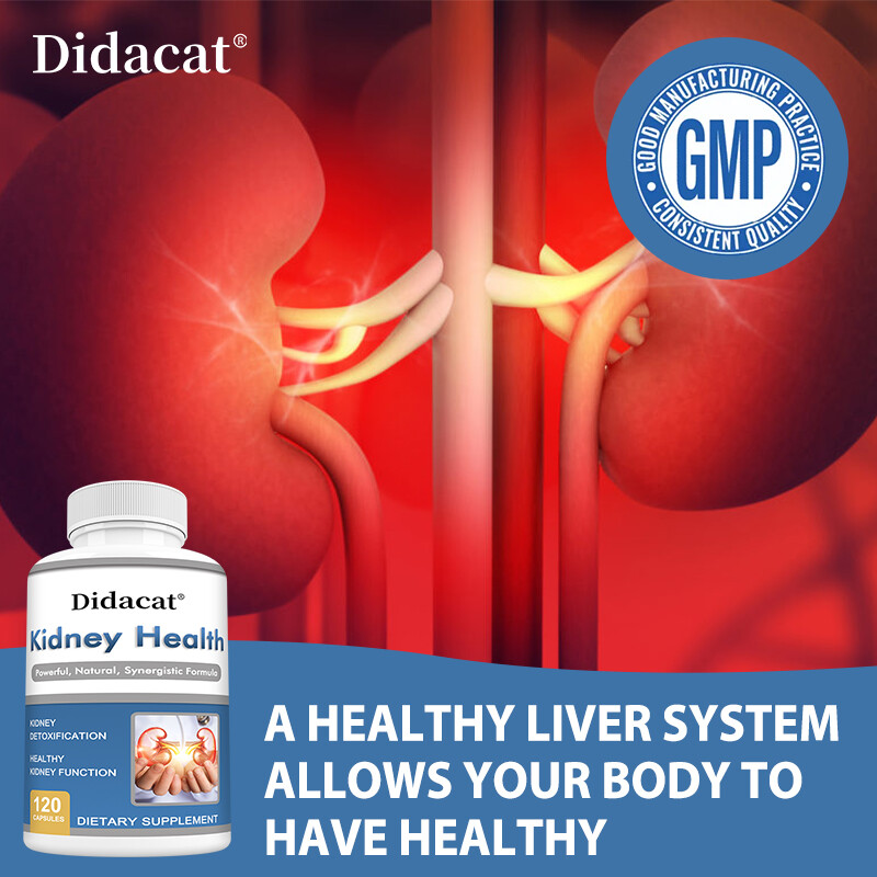 Kidney Health Capsules Cleanse Support Detox Natural Supplement High Quality