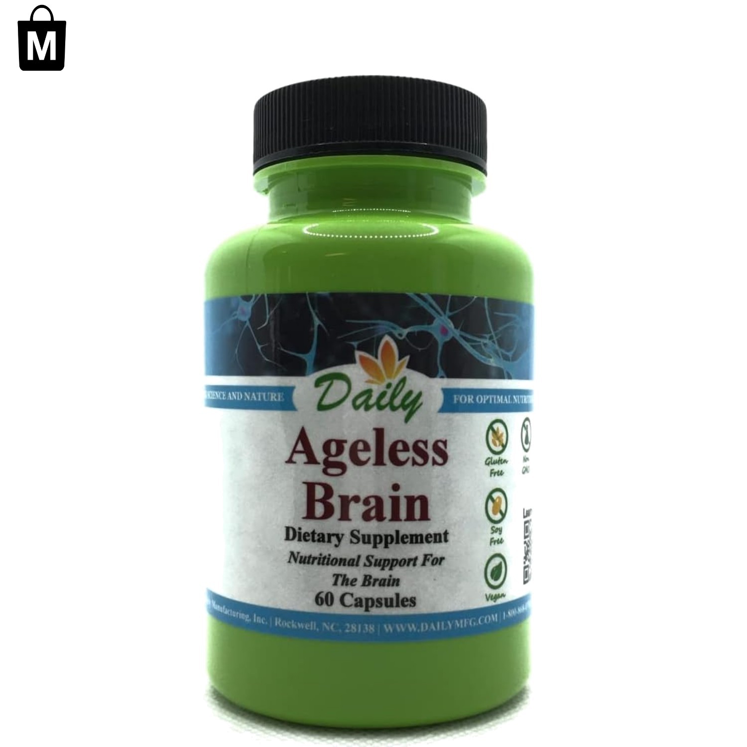 Ageless Brain Supplement: Methylfolate & B12 for Ultimate Brain Support