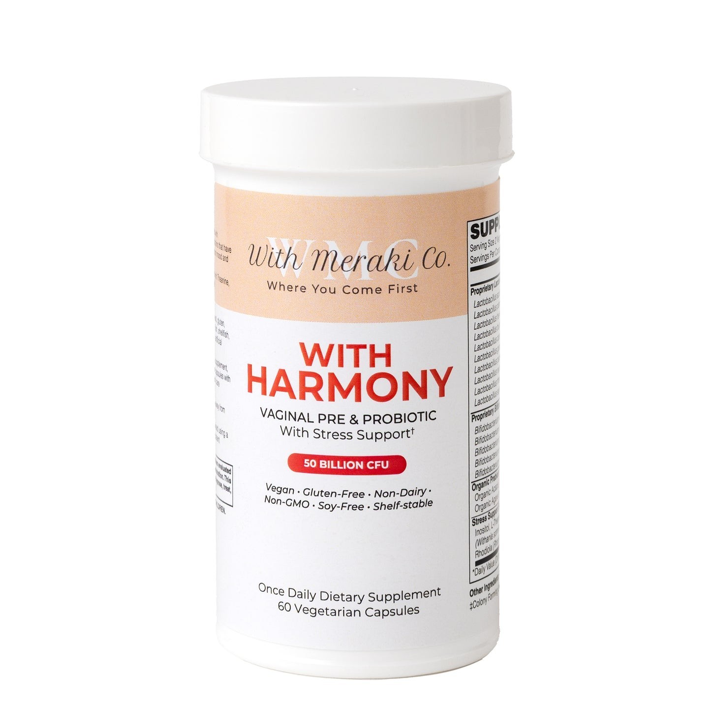 With Harmony Womans Vaginal Probiotics pH Balanced UT, Compare to Radiancy 60 CT