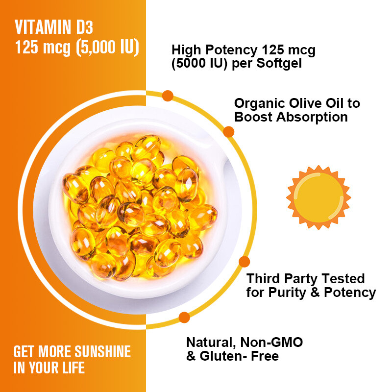 (2 Bottles) Vitamin K2 (MK7) D3 10000 IU Supplement, BioPerine Capsules, Immune