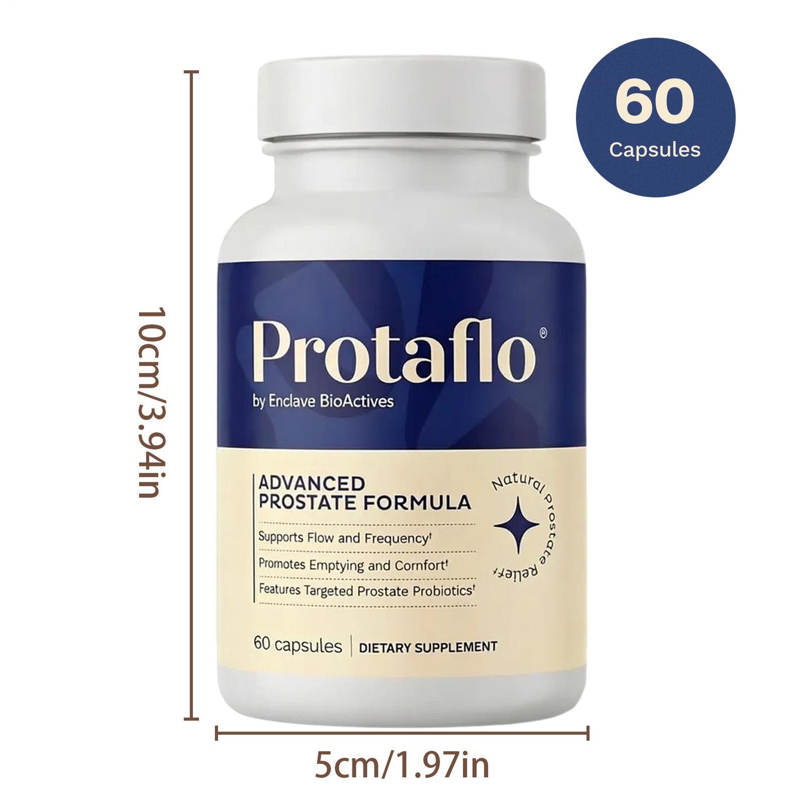 BioActives Enclave Protaflo Prostate Formula 60 Capsules D3 Zinc Supplements