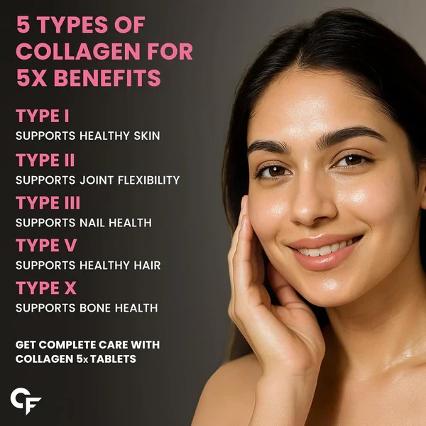 Carbamide Forte Multi Collagen Skin, Hair, Joint, Bone & Nail Health, 90 Tablets