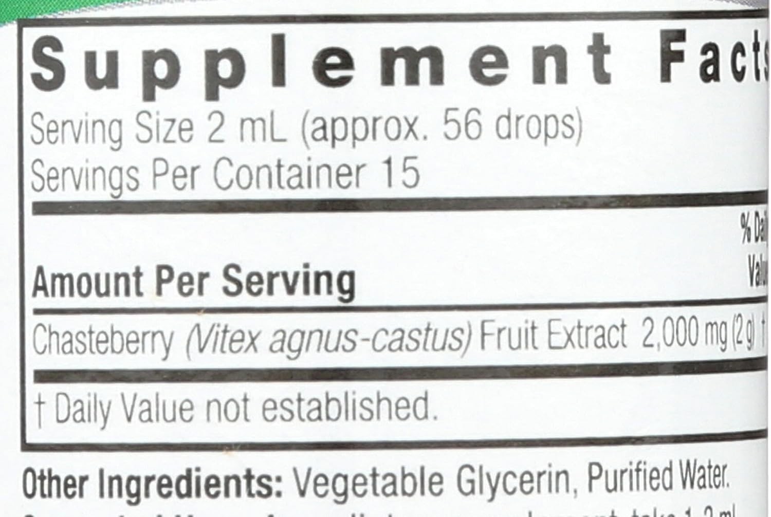 1oz Vitex Berry Extract – Supports Female Hormonal Balance Naturally