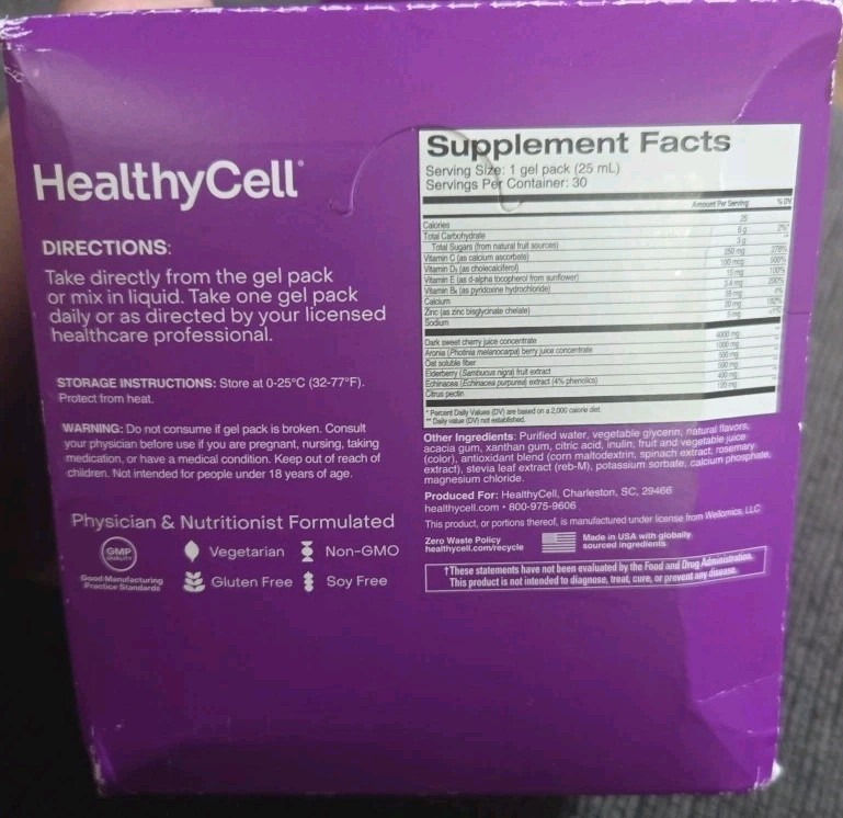 (2) Healthycell Immune Super Boost Daily Liquid Supplement –