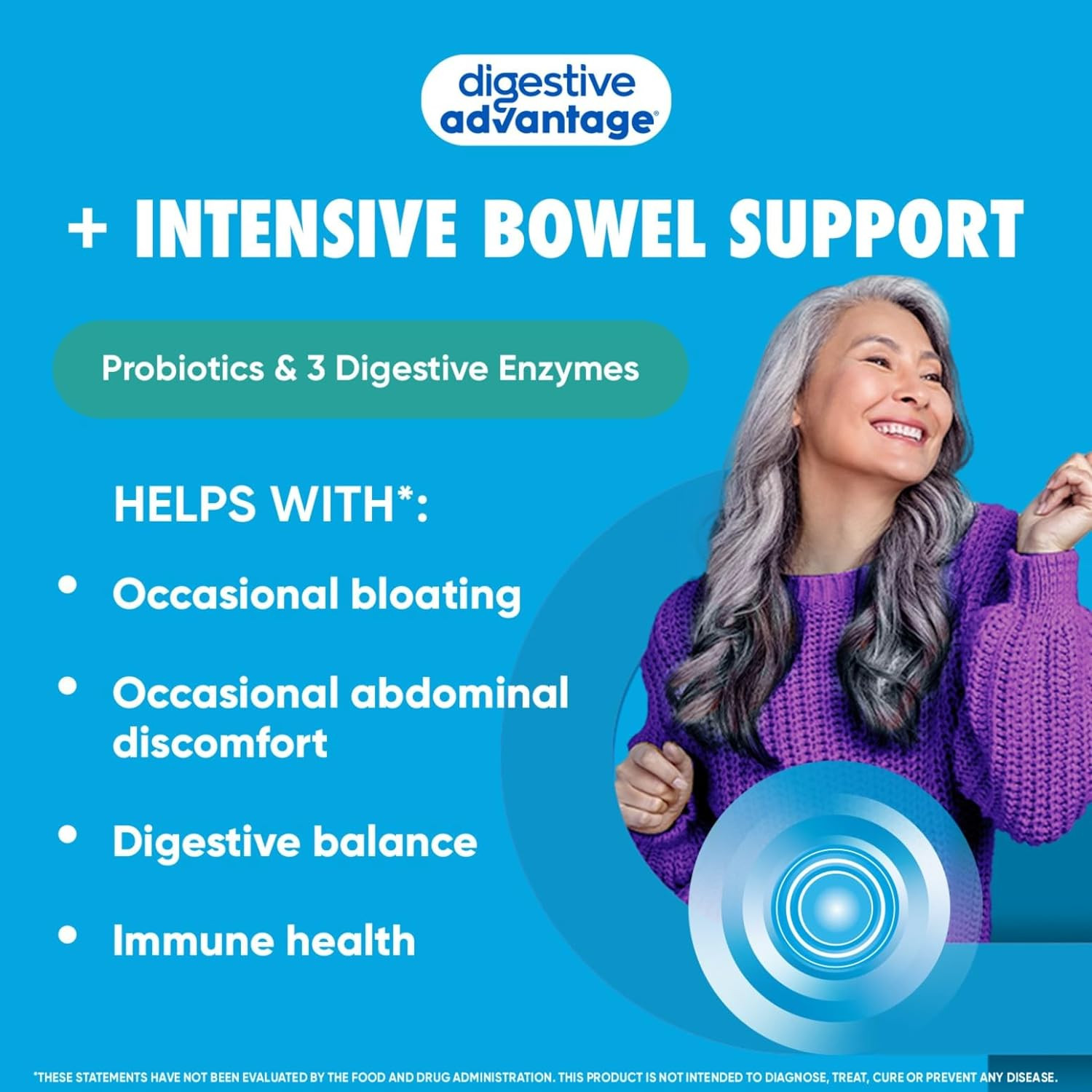Digestive Advantage IBS Probiotics for Women and Men, Probiotics for Digestive H