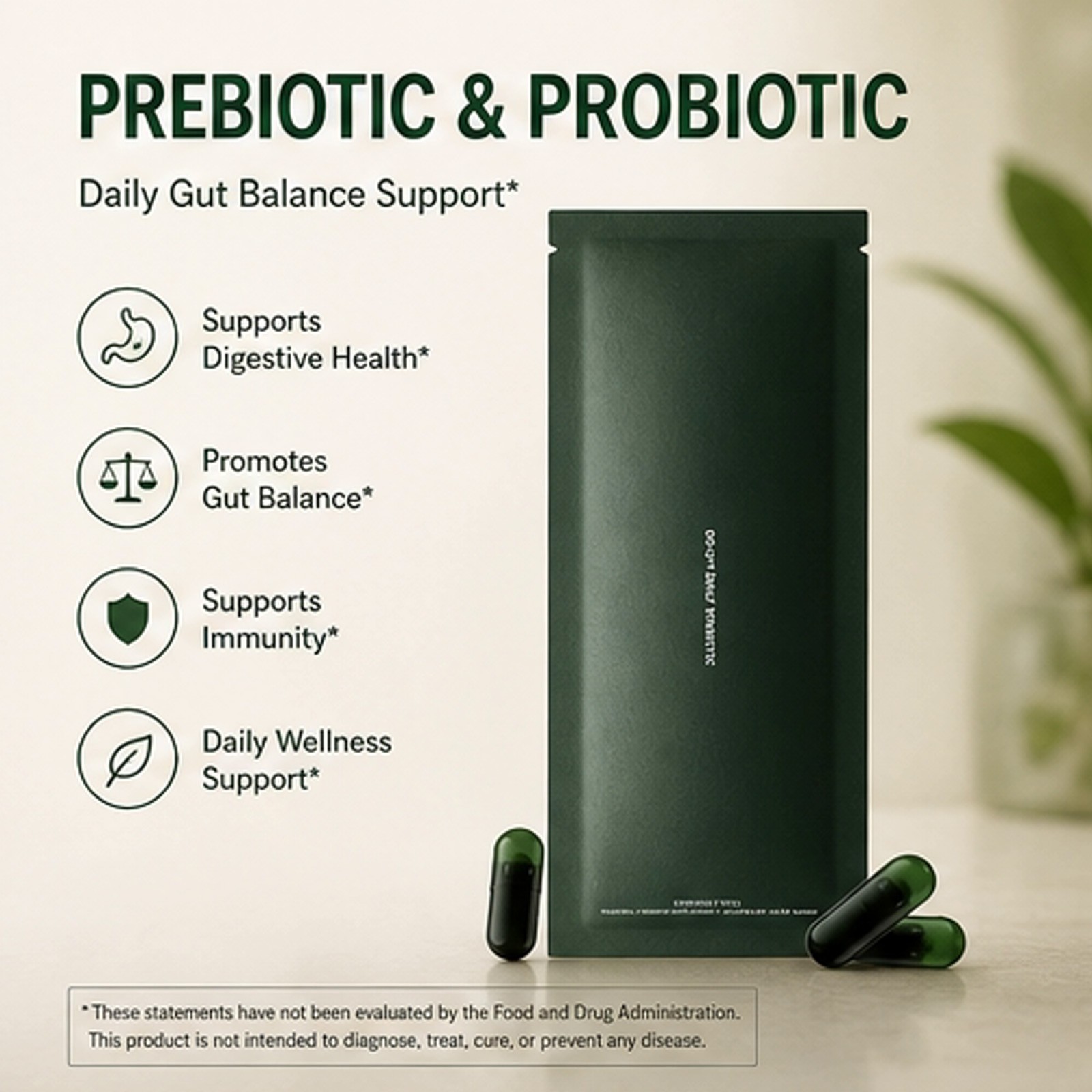 Seed DS-01 Daily Synbiotic Prebiotic & Probiotic Health Supplements 1 Pack NEW!