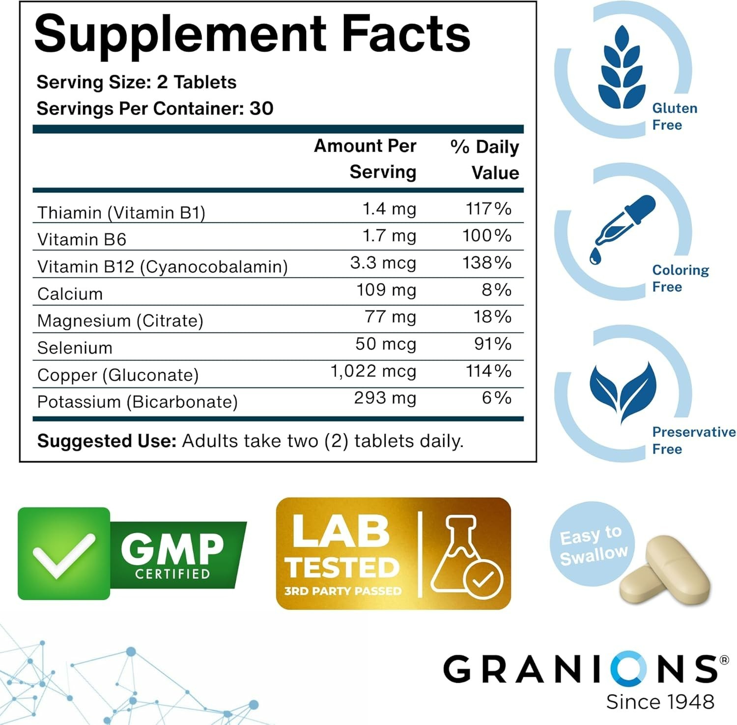 Granions Muscle Comfort Complex – 60 tabs – 06/2028