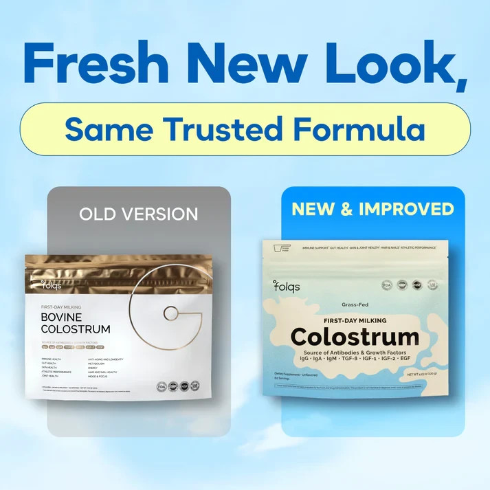 Wow😱😨 | FOLQS BOVINE COLOSTRUM | 60 Servings | WELCOME KIT | FREE SHIPPING |