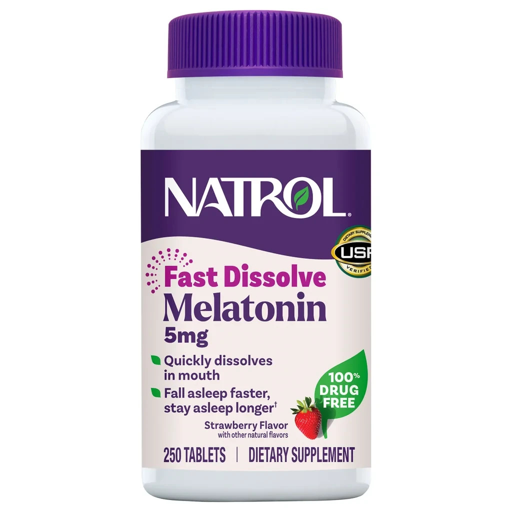 ✳️ ✳️ Natrol MELATONIN 5 mg 250 Fast Dissolve Tablets Sleep Aid ✳️