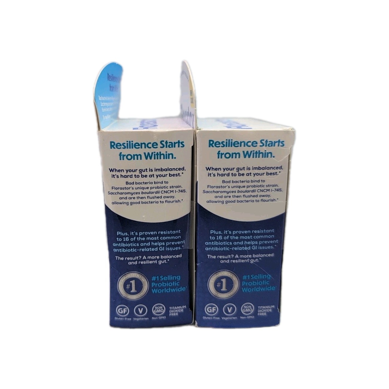 (2) Florastor Daily Probiotic Supplement – 20 Capsules Each Box Exp: 06/2026