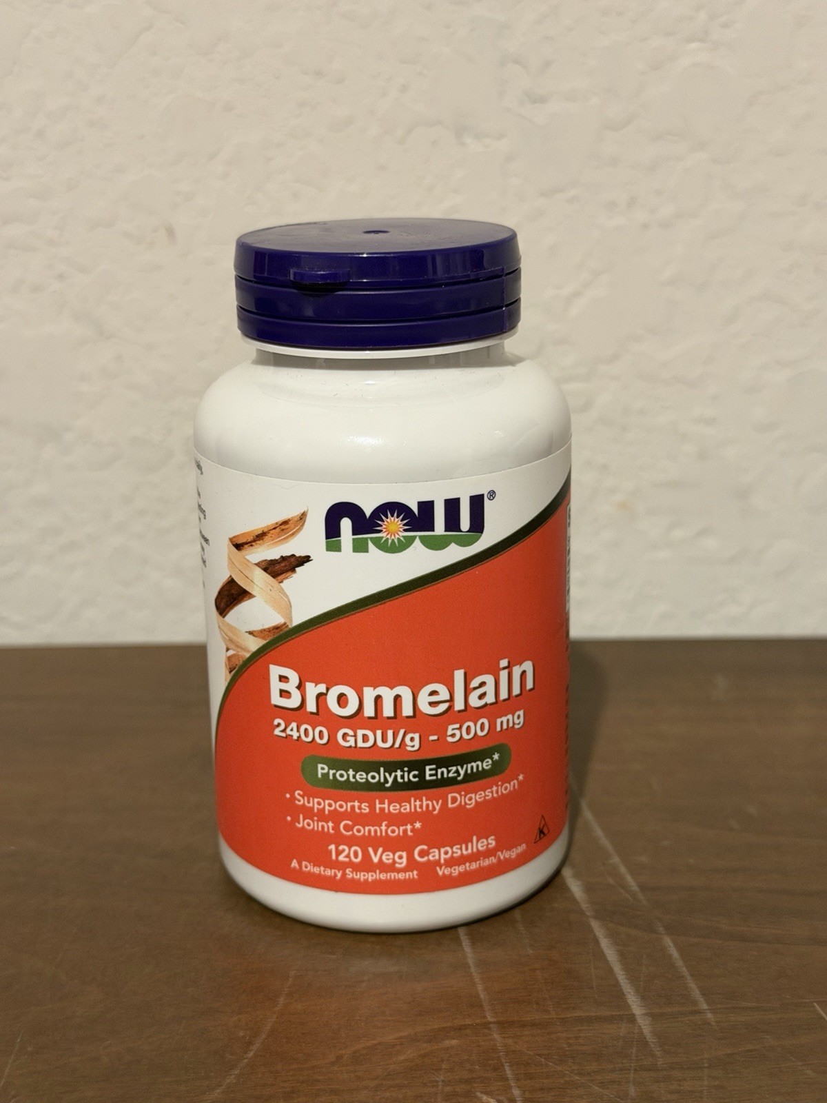 Now Supplements NOW1386 500 mg Bromelain Capsules 120 Pcs