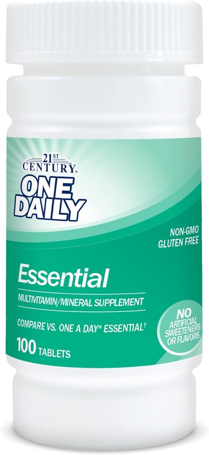 Complete Daily Nutritional Support – 100 Count Multivitamin Tablets for Adults
