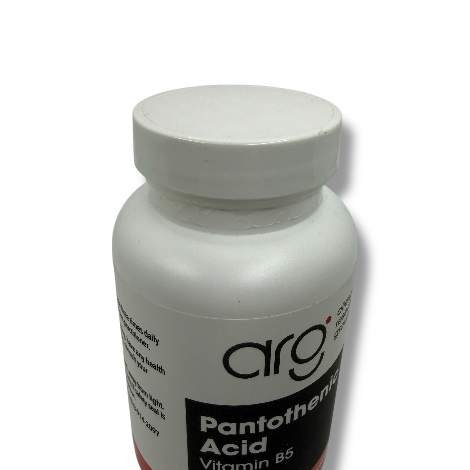 Pantothenic Acid Vitamin B5 500mg Allergy Research Group 90 Veg Caps EXP: 10/26