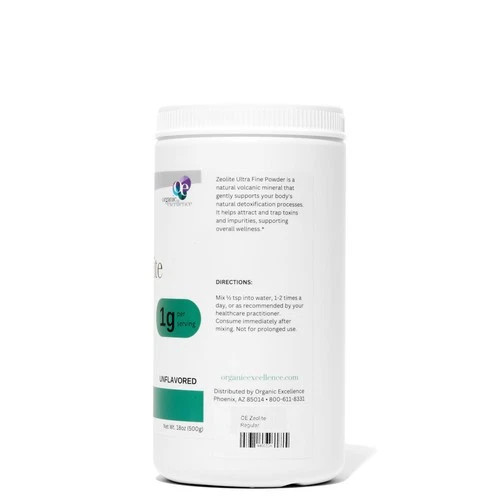 Organic Excellence Zeolite Clinoptilolite Powder – Pure Micronized Mineral Su…