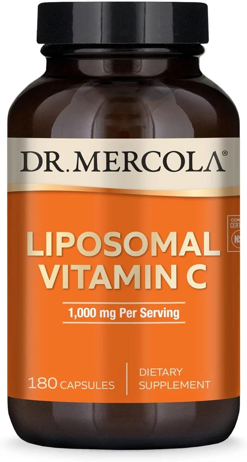 DR. MERCOLA LIPOSOMAL VITAMIN C (1000MG) 180 CAPS EACH (PACK OF 2)