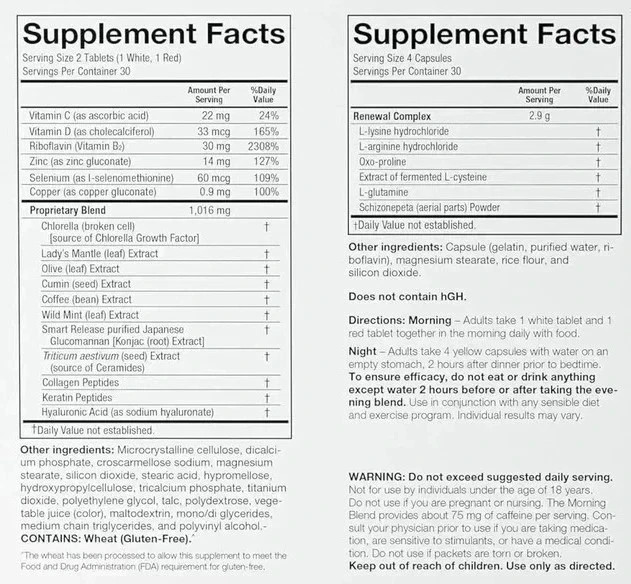 SeroVital Advanced Dietary Supplement 120 Capsules + 60 Tablets