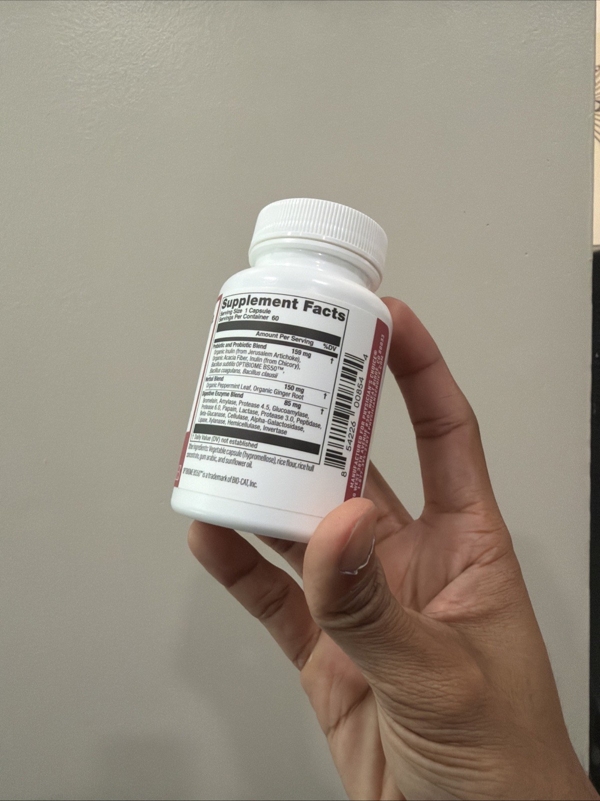 Physician’s Choice Digestive Enzymes Organic Prebiotics & Probiotics 60 Servings