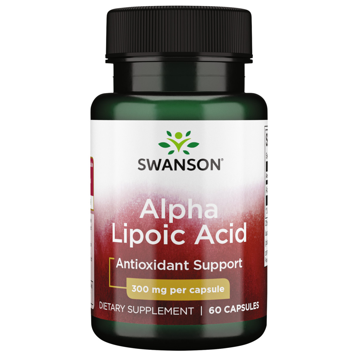 Swanson Alpha Lipoic Acid Capsules, 300 mg, 60 Count