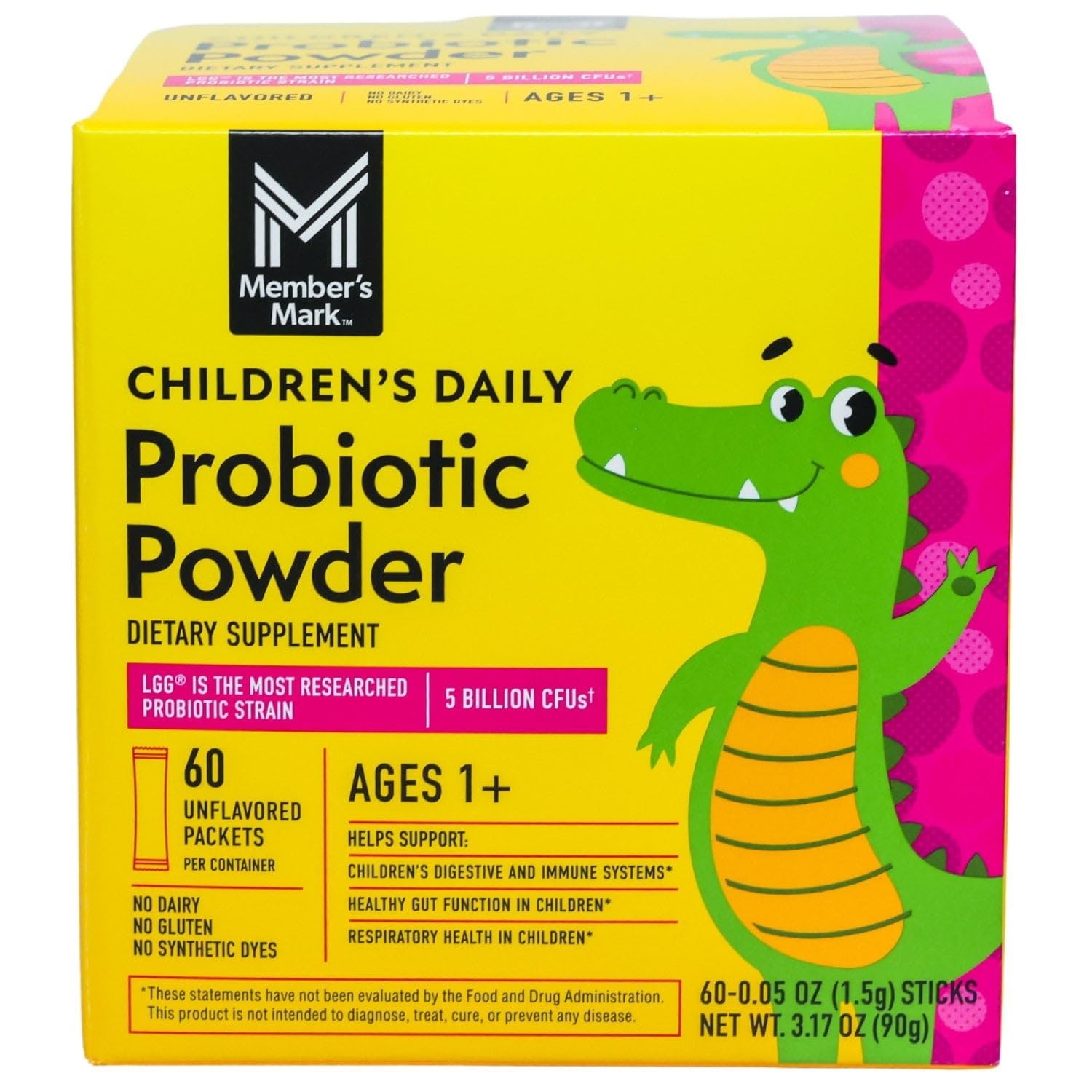 Member’s Mark Children’s Daily Probiotic Powder, 60 Count