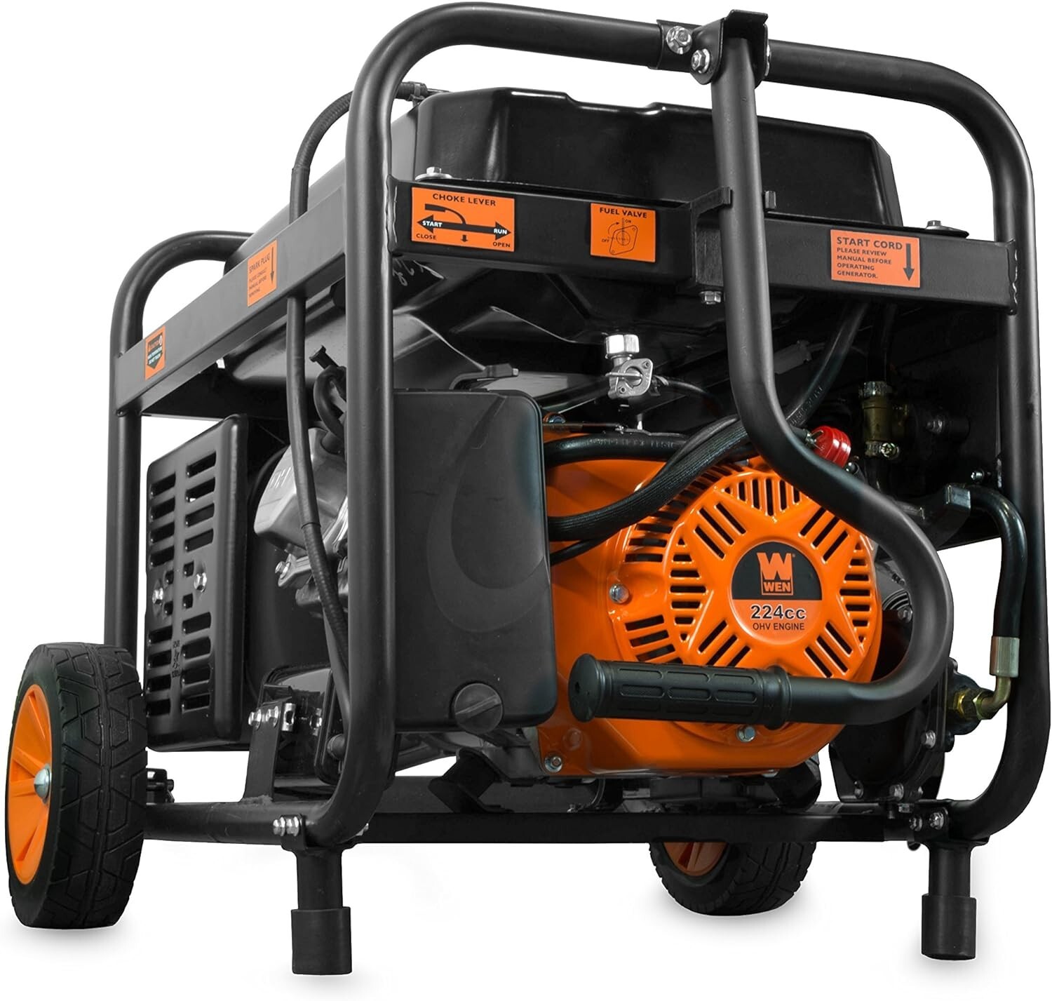 Efficient Dual Fuel Portable Generator – 4750 Watts, 120V/240V with GFCI Outlets