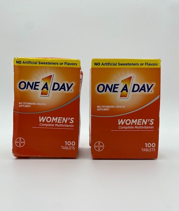 One A Day Women’s Multivitamin 100 Tablets Adult Multi Vitamin X2 Exp 03/2027