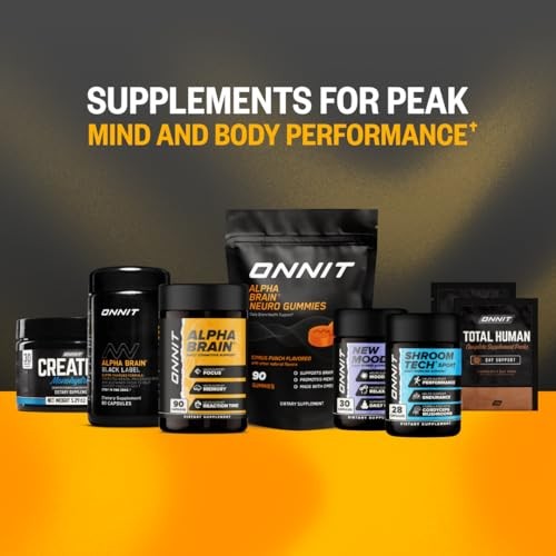 ONNIT Alpha Brain® Nootropic Brain Supplement for Men and Women, IGEN™ Non-GMO