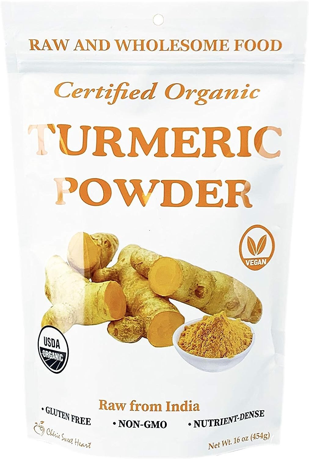 Cherie Sweet Heart Organic Turmeric Matcha Green Tea 3.5 oz 50 servings DEC 2024