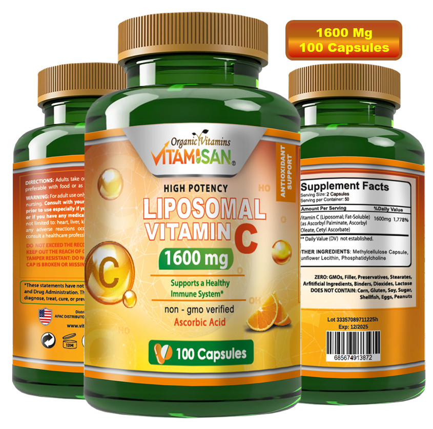 Vitamin C 1600 mg Support Immune System 100 Fast Shipping high quality
