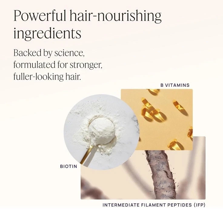Omi – Peptide Gummies, Hair Nutrition Strength & Reduce Hair Loss 120 Gummies