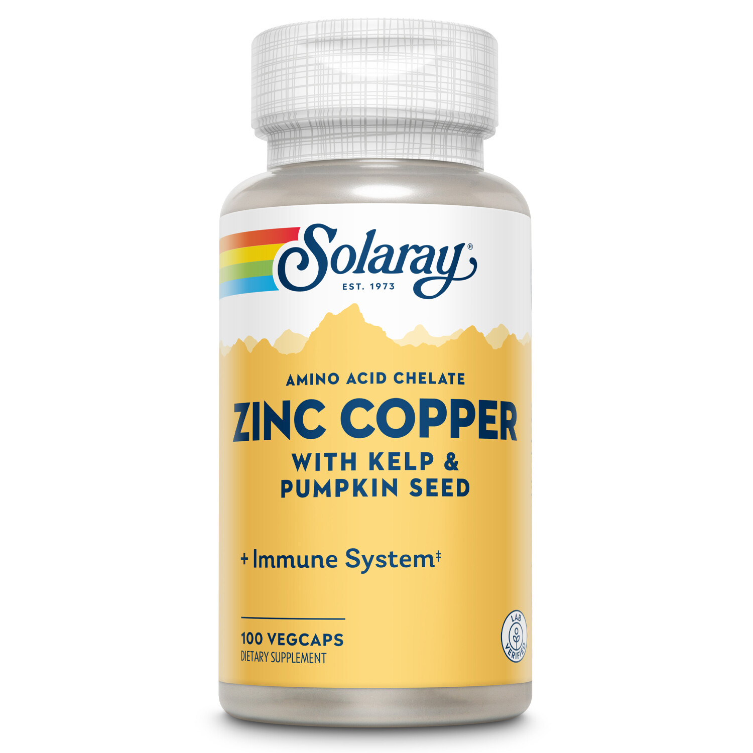 Solaray – Zinc Copper, 50mg / 2mg, 100 capsules