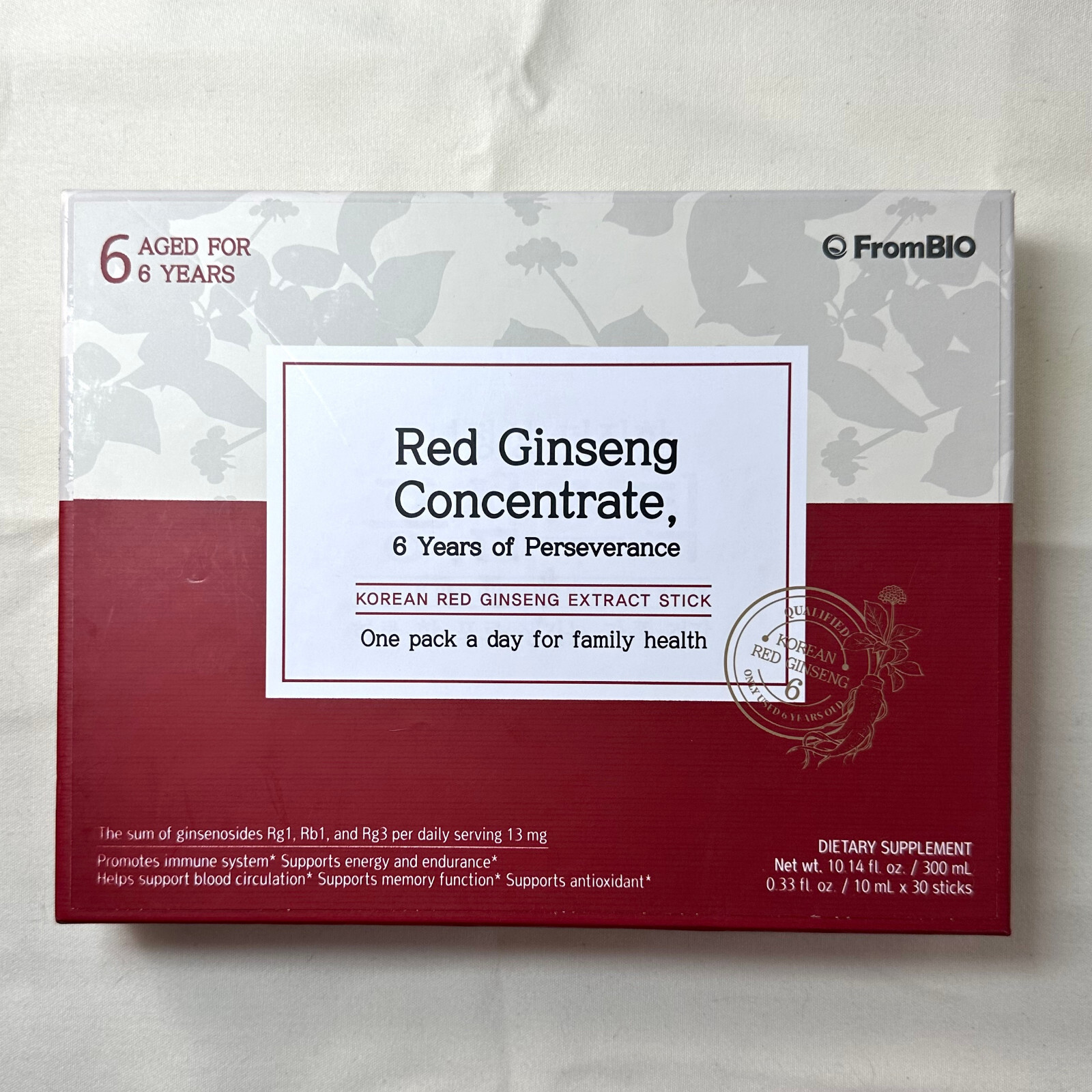 30 Days Supply FromBIO Aged Red Ginseng Stick Concentrate