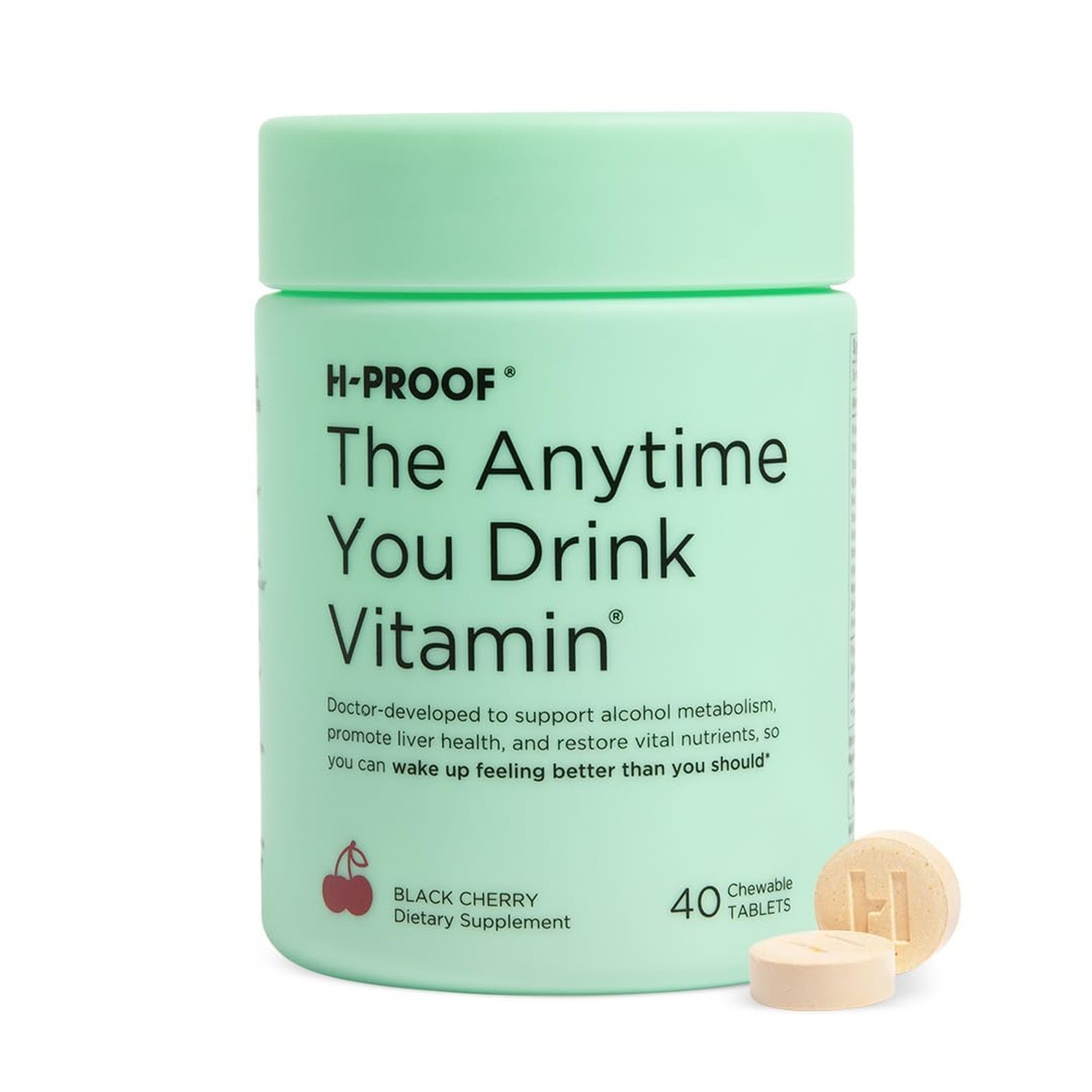 H-PROOF The Anytime You Drink Vitamin, Liver Health & Immunity Support with E…