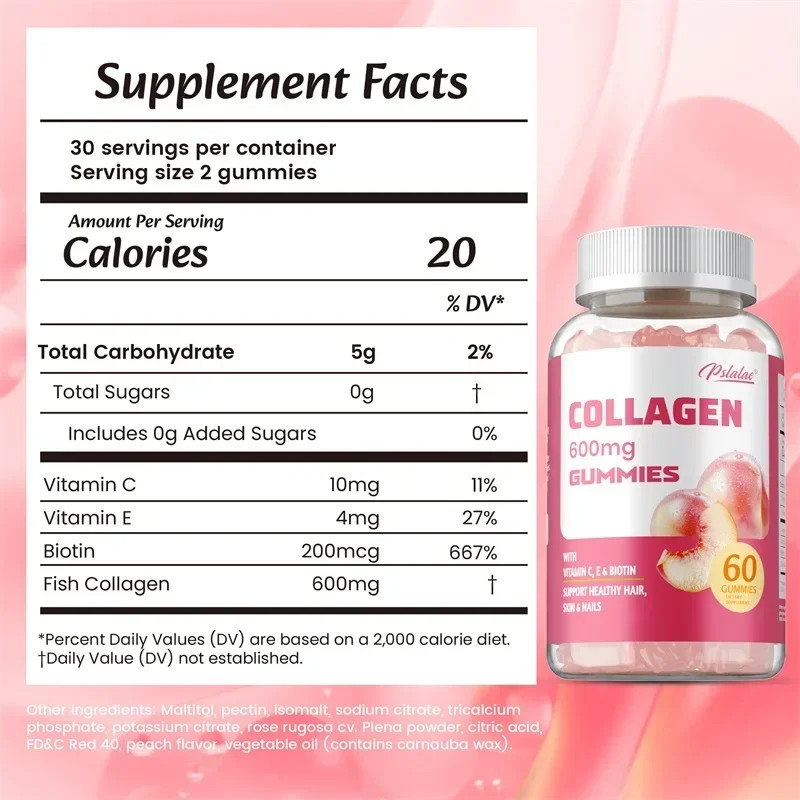 Collagen 120pcs – Anti-aging, Reduce Wrinkles, Antioxidant, Skin Whitening