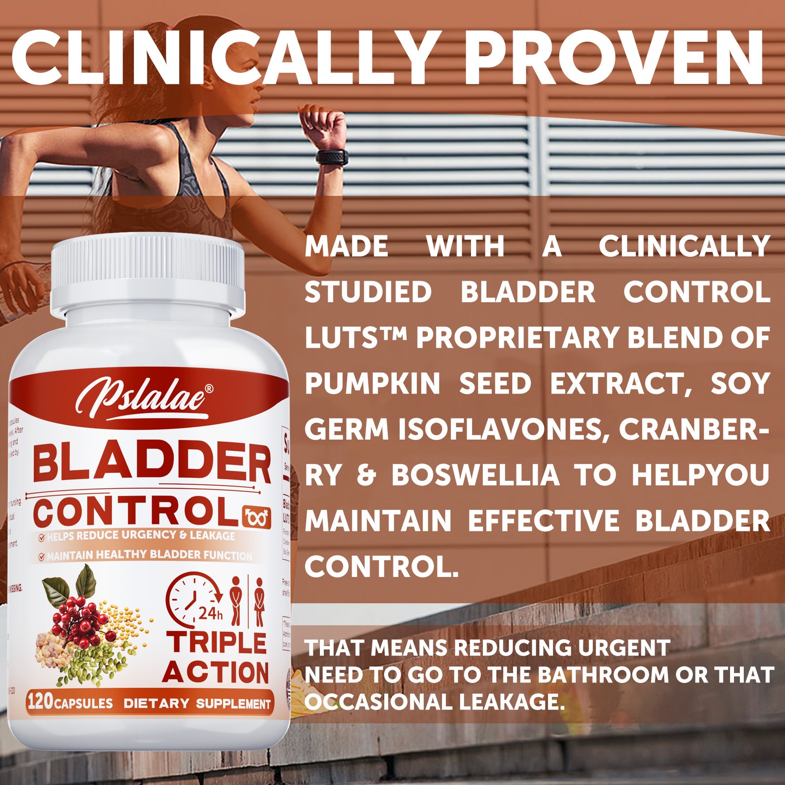 Bladder Control – Maintain Healthy Bladder Function and Reduce Urinary Urgency