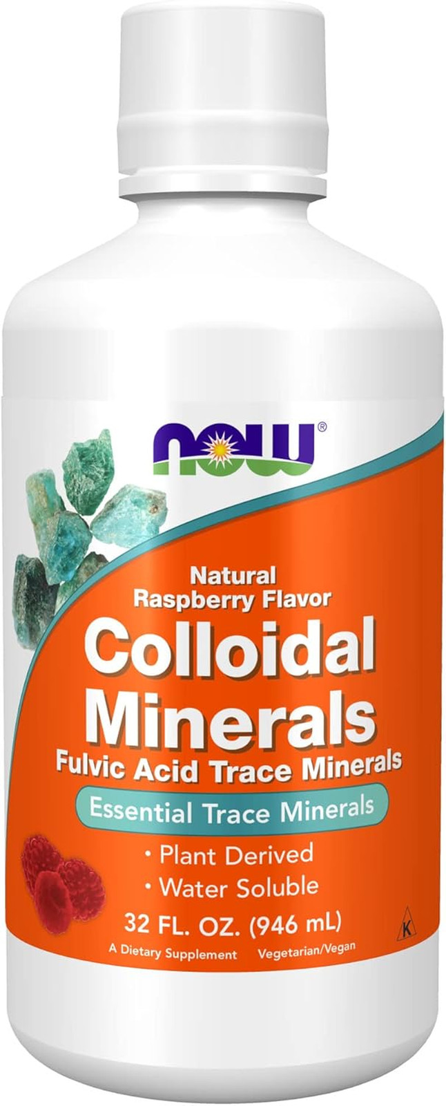Supplements, Colloidal Minerals Liquid, Plant Derived, Essential Trace Minera…