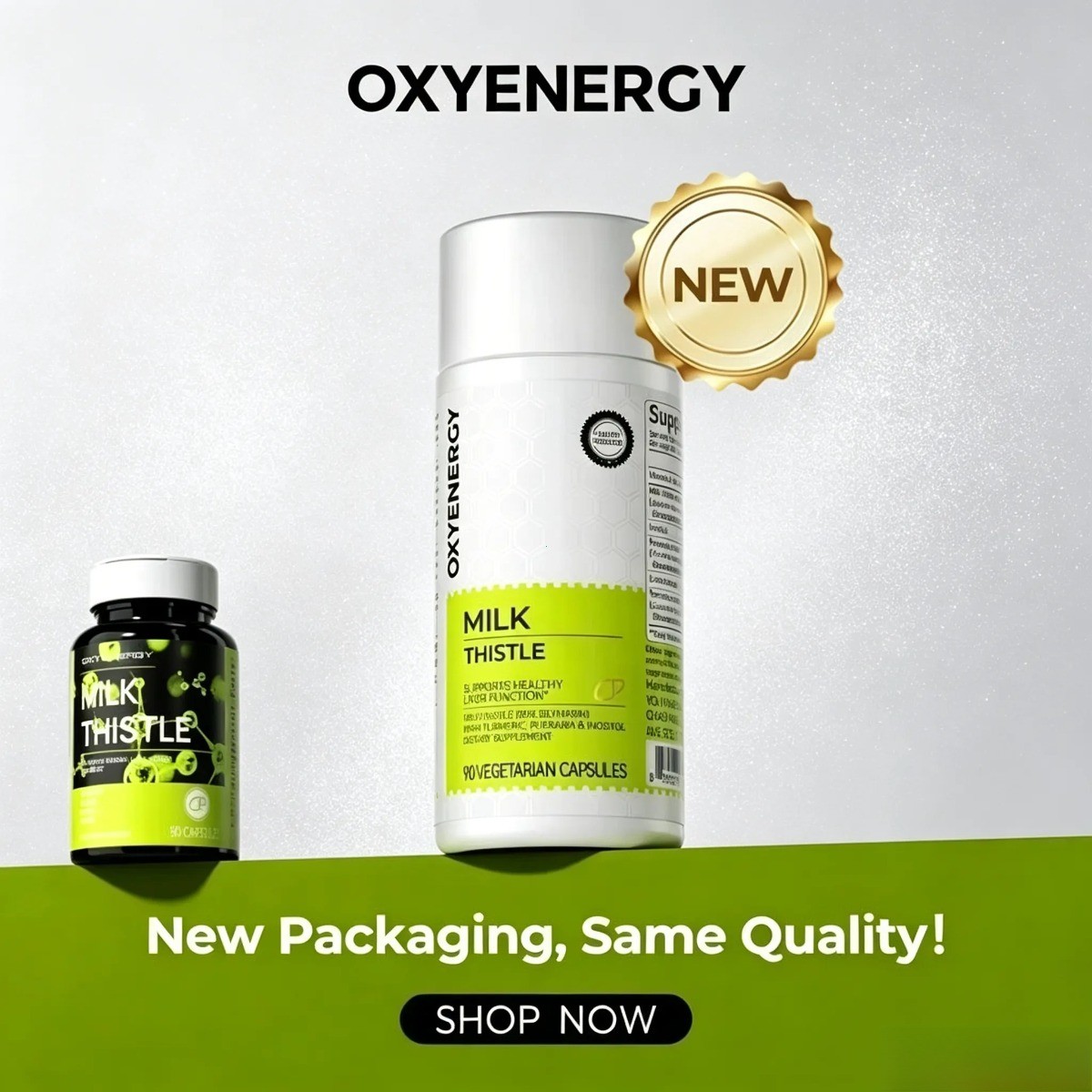 Oxyenergy Milk Thistle Liver Detox & Colon Cleanse –Liver Health Support Formula