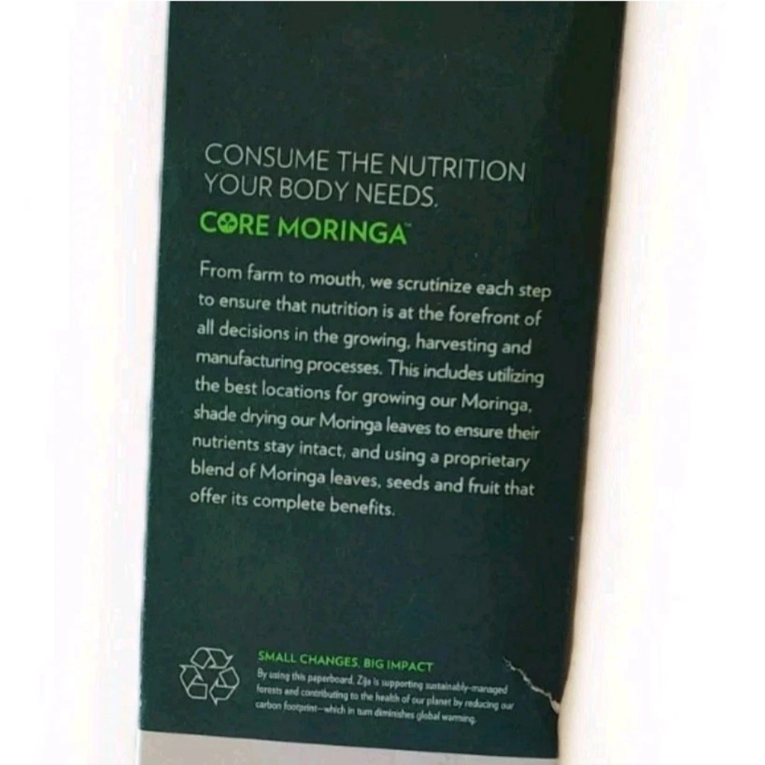 5X Packs Zija Core Moringa Plant Protein Vanilla Bean 100% Plant-Derived Protein