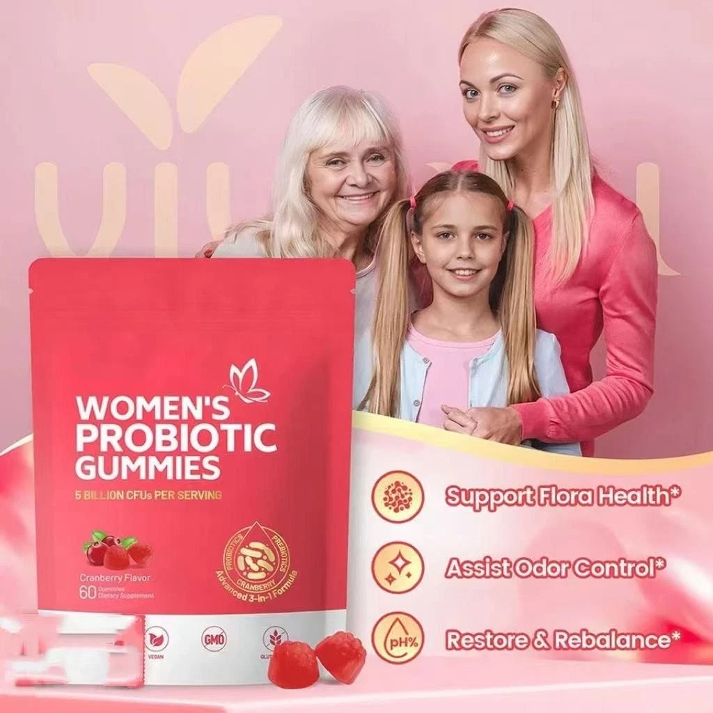 2 PACKS-VivoNu Cranberry Probiotic Gummies | Targeting Body Odor, Women’s Health