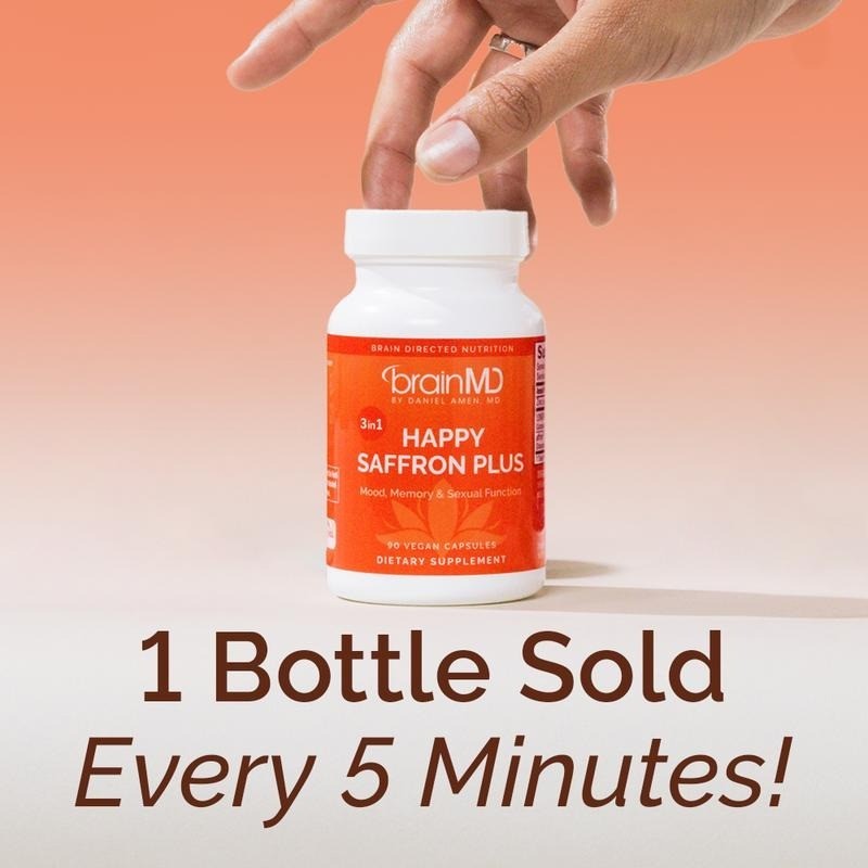 BrainMD – Happy Saffron Plus | #1 for formula a healthier, happier you – Free