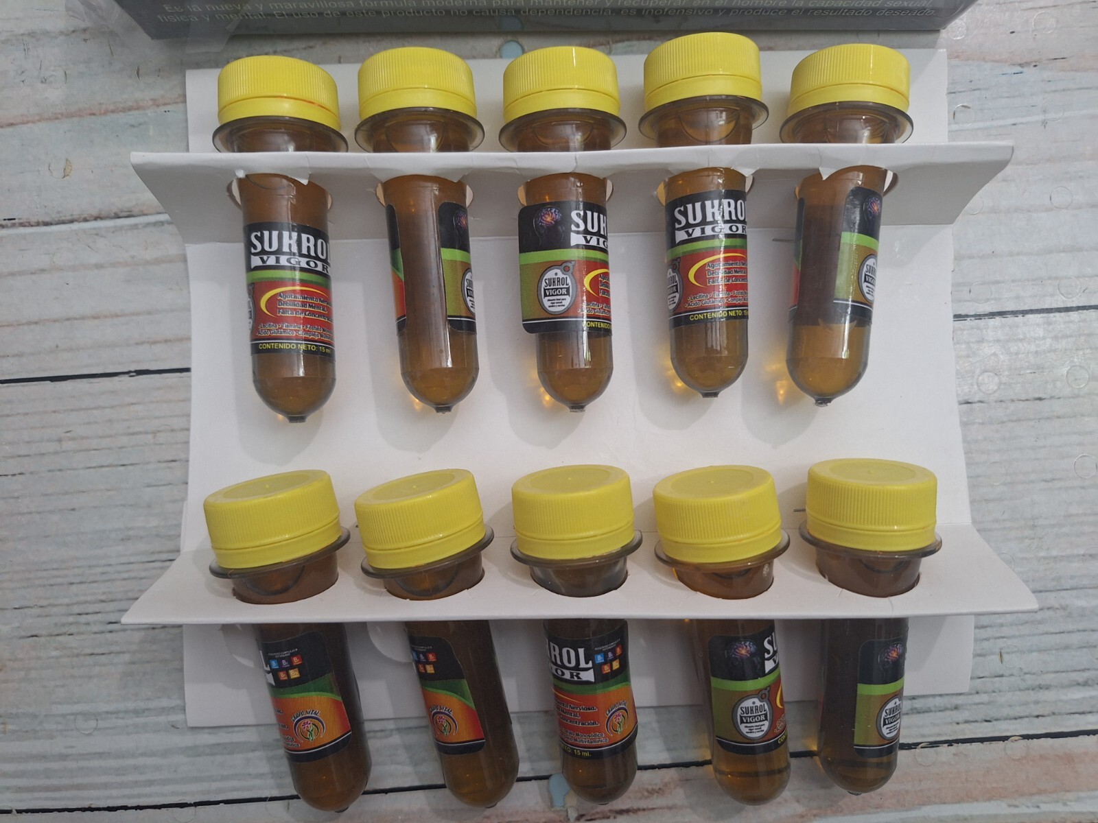 Sukrol Vigor Micro Ampolletas 10 Ampolletas Potente