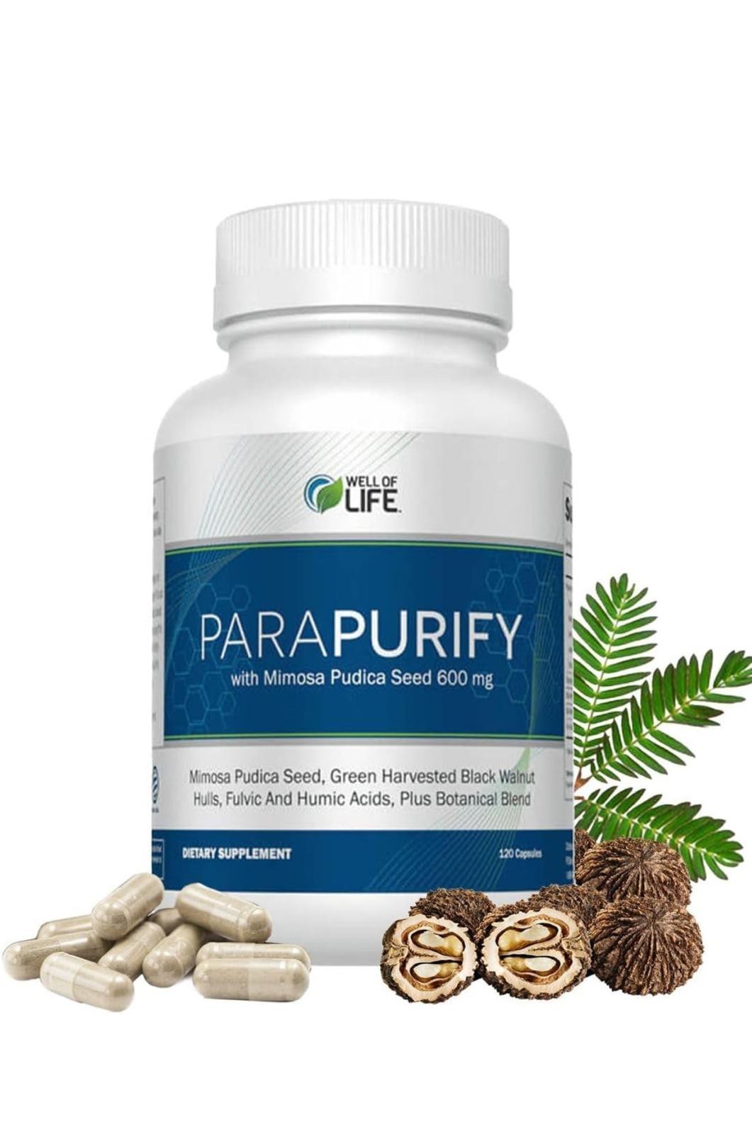 WELL OF LIFE ParaPurify | 120 Vegetarian Capsules (2 Unit)💫✨ Exp:02/2027