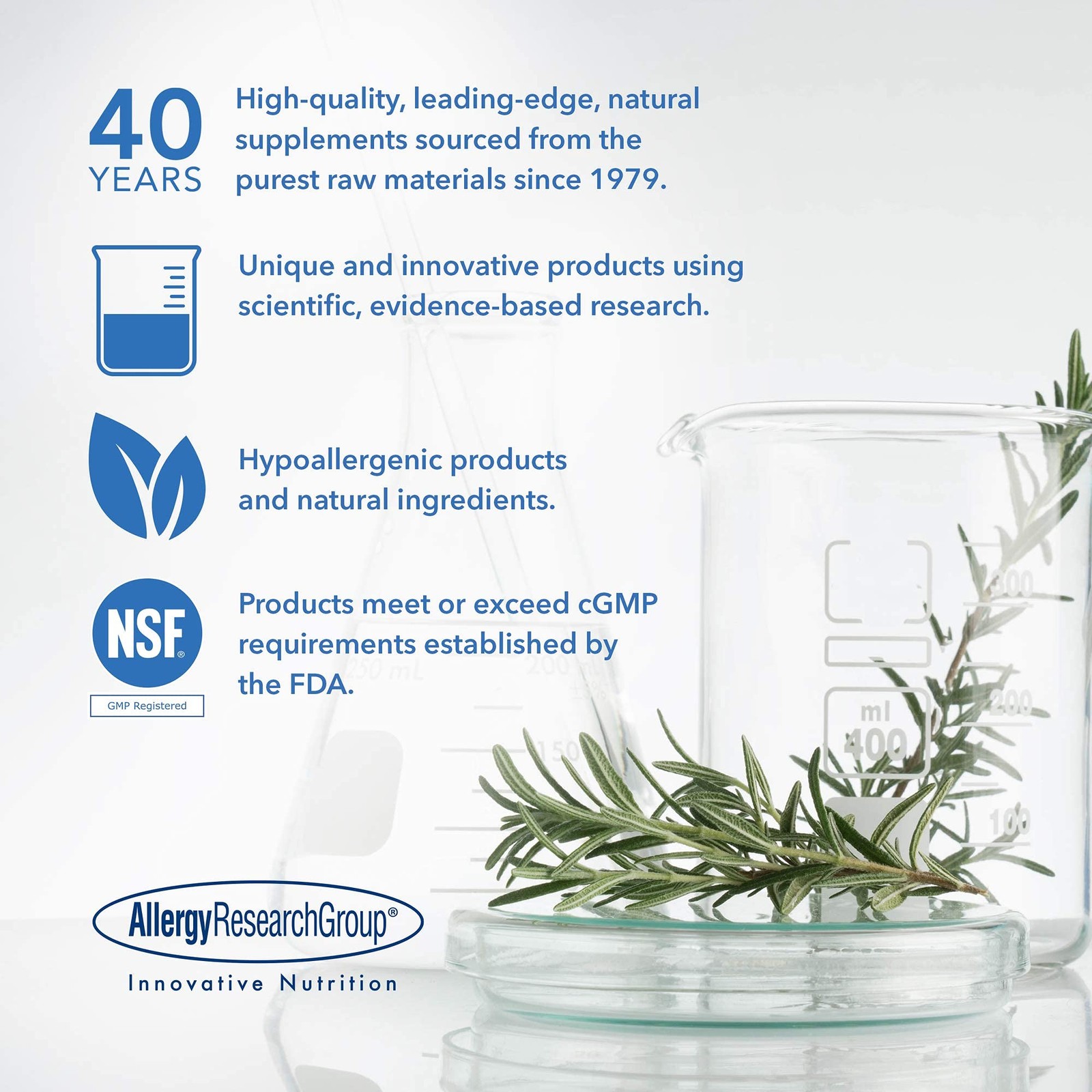 Allergy Research Group LLysine Delivers 500 mg FreeForm Amino Acid Supports…