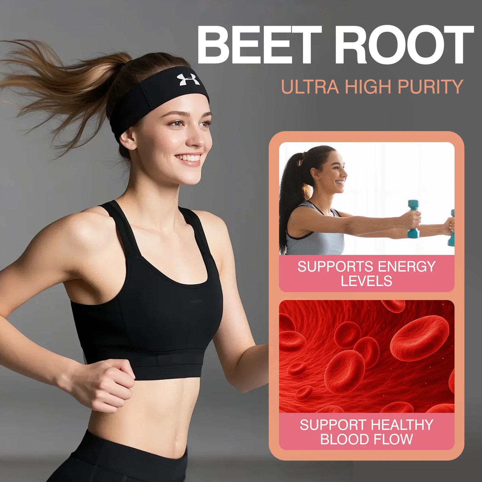 Beet Root 240pcs – Blood Pressure Support, Heart Health, Improves Circulation