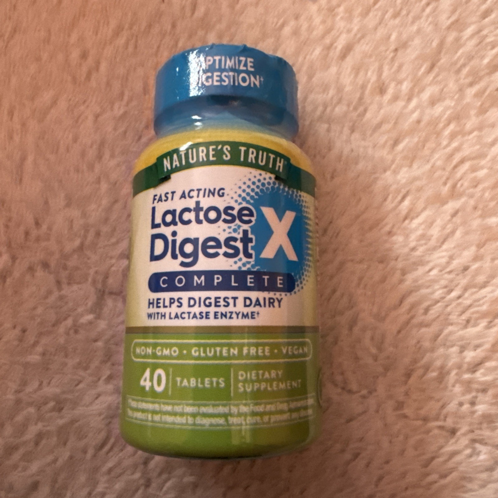 Nature’s Truth Lactose Digest Pills | 40 Vegan Tablets | Exp 01/2027
