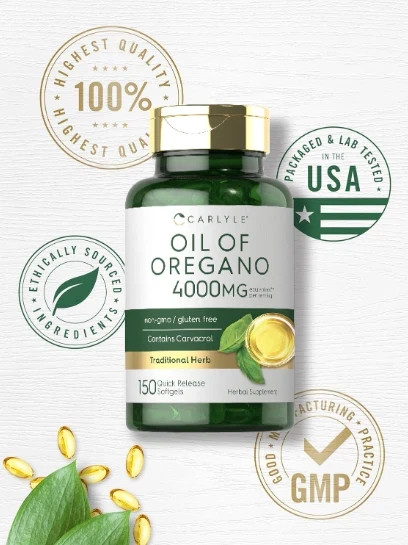 Genuine Oil of Oregano Carlyle Softgels Better Than Micro Ingredients Certified.