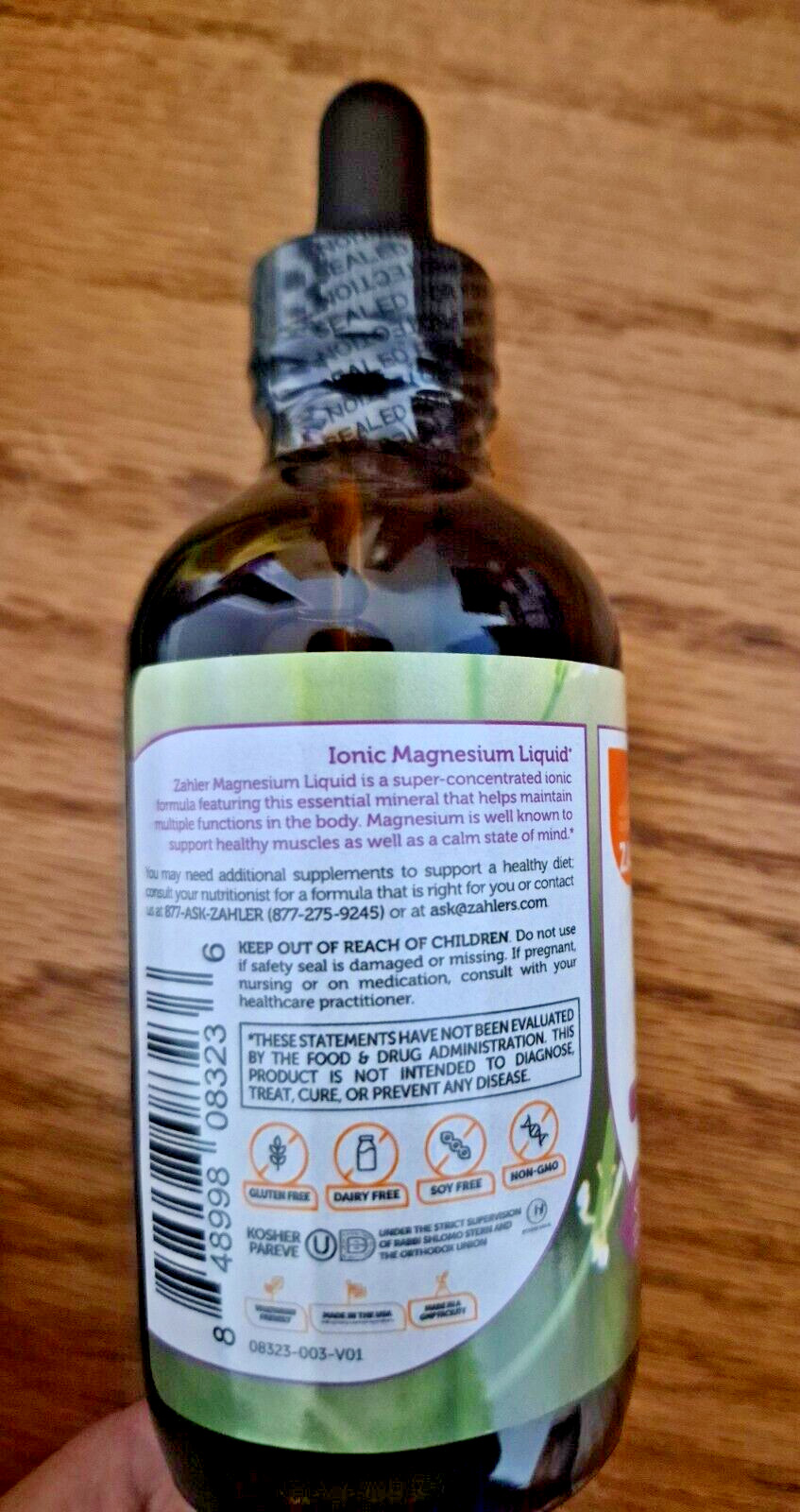 Zahler Magnesium Liquid Drops Super Strength – 4 Fl Oz EXP 10/2027